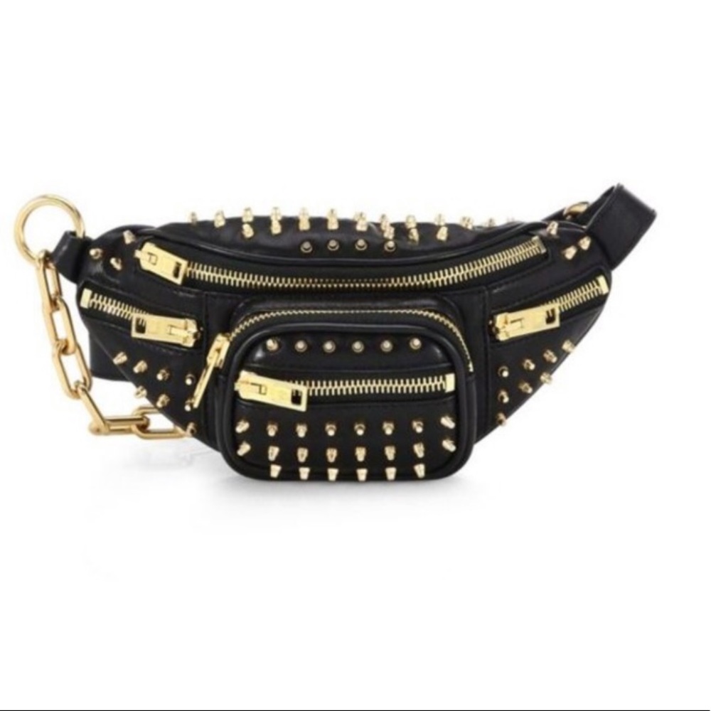 🖤🤍 Alexander Wang Attica Studded Cross Body Waist Bag Stud
